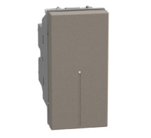 Bticino Light Now - переключатель Axial 1 модуль, цвет камень - YG4053A