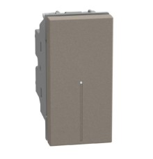 Bticino Light Now - переключатель Axial 1 модуль, цвет камень - YG4053A