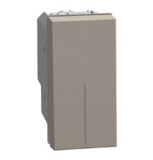 Bticino Light Now - переключатель перекрестный Rocker 1 модуль, цвет камень - YG4004