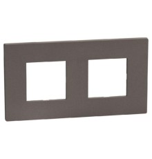 Bticino Light Now - рамка 2x2m 71mm, цвет мока камень - YA4802M2GM