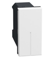 Bticino Light Now - выключатель Axial 1 модуль, цвет белый - YW4051A