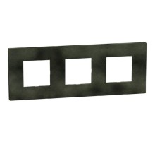 Bticino Light Now - рамка 2x3m 71mm, цвет темно зеленый - YA4802M3DG