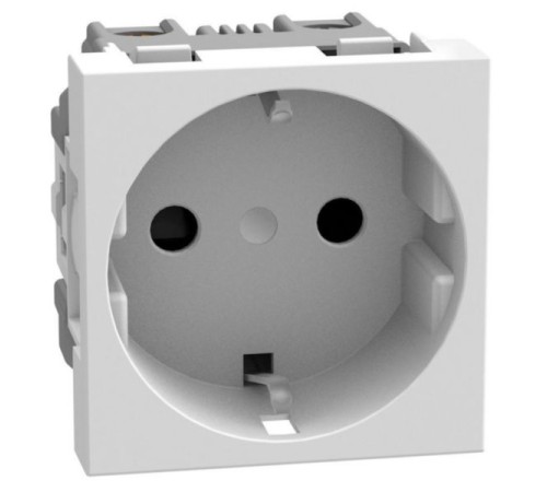 Bticino Light Now - розетка немецкого стандарта 2К+З, цвет белый - YW4141