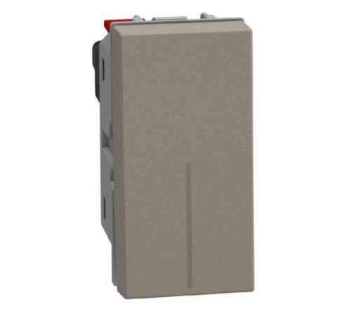 Bticino Light Now - переключатель Rocker 1 модуль, цвет камень - YG4003A