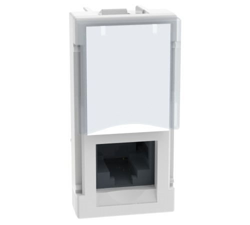 Bticino Light Now - RJ45 UTP cat5E 1 модуль, цвет белый - YW4279C5E