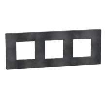 Bticino Light Now - рамка 2x3m 71mm, цвет темно серый - YA4802M3DS