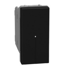 Bticino Light Now - переключатель перекрестный Axial 1 модуль, цвет черный - YD4054
