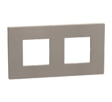 Bticino Light Now - рамка 2x2m 71mm, цвет камень - YA4802M2GG