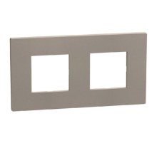 Bticino Light Now - рамка 2x2m 71mm, цвет камень - YA4802M2GG