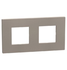 Bticino Light Now - рамка 2x2m 71mm, цвет камень - YA4802M2GG
