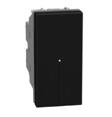 Bticino Light Now - переключатель Axial 1 модуль, цвет черный - YD4053A