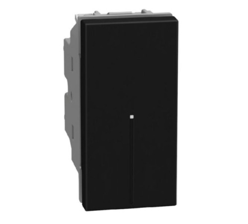 Bticino Light Now - переключатель Axial 1 модуль, цвет черный - YD4053A