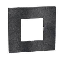 Bticino Light Now - рамка 2m, цвет темно серый - YA4802DS