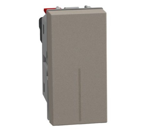 Bticino Light Now - выключатель Axial 1 модуль, цвет камень - YG4051A