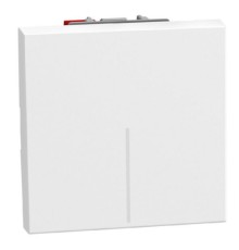 Bticino Light Now - переключатель Rocker 2 модуля, цвет белый - YW4003M2A