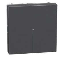 Bticino Light Now - выключатель Rocker 2 модуля, цвет черный - YD4001M2A