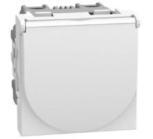 Bticino Light Now - розетка с крышкой 2К+З, цвет белый - YW4141P