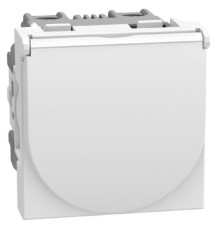 Bticino Light Now - розетка с крышкой 2К+З, цвет белый - YW4141P