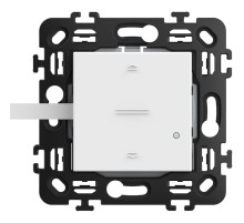 Умный выключатель управления жалюзи/рольставни беспроводной - 2 модуля. Цвет Белый. CLASSIA with NETATMO. RW4027CW