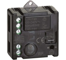 Микромодуль управления освещением 300 Вт 240В. Цвет Чёрный. Bticino with NETATMO. 3584C