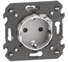 Механизм розетки электрической с USB зарядкой 2R+З/USB тип C ~250В 16А/=5В 1.5А 2 модуля. Цвет Белый. Bticino серия Living Now. KW4141USB