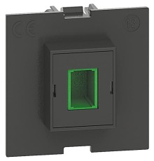 Механизм розетки оптоволокна 2xSC/APC 2 модуля. Bticino серия Living Now. K4268SCA