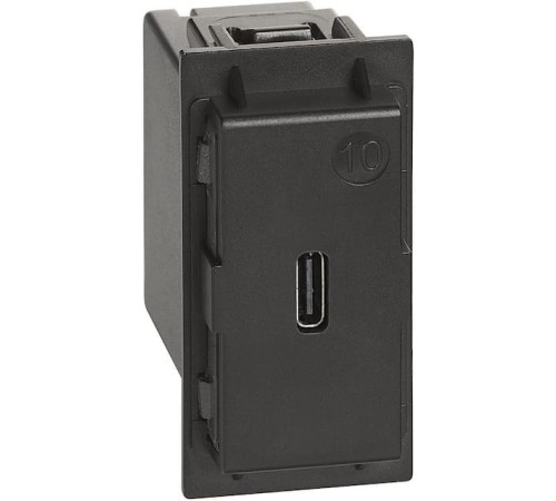 Механизм зарядного устройства USB тип - С 1500мА 1 модуль. Bticino серия Living Now. K4286C1