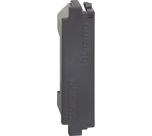 Розетка компьютерная RJ45 cat6a STP 2 модуля. Цвет Чёрный. Bticino серия Living Now. K4702+KG4279C6AS+K4949+K4949+KG07M2
