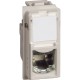 Розетка телефонная/компьютерная RJ11/RJ45 cat6 STP 2 модуля. Цвет Песочный. Bticino серия Living Now. K4702+KM4258RJ11+KM4279C6S+KM07+KM07
