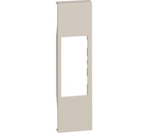 Розетка телефонная/компьютерная RJ11/RJ45 cat6 STP 2 модуля. Цвет Песочный. Bticino серия Living Now. K4702+KM4258RJ11+KM4279C6S+KM07+KM07