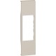 Розетка телефонная/компьютерная RJ11/RJ45 cat6 STP 2 модуля. Цвет Песочный. Bticino серия Living Now. K4702+KM4258RJ11+KM4279C6S+KM07+KM07