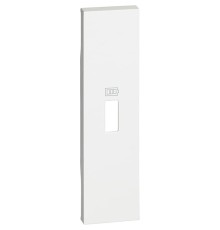 Лицевая панель USB зарядки 1 модуль. Цвет Белый. Bticino серия Living Now. KW10C