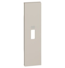 Лицевая панель USB зарядки 1 модуль. Цвет Песочный. Bticino серия Living Now. KM10C