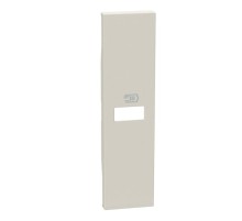 Лицевая панель USB зарядки 1 модуль. Цвет Песочный. Bticino серия Living Now. KM11C