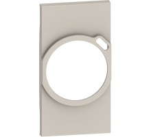 Лицевая панель розетки электрической с USB зарядкой 2К+З/USB 2 модуля. Цвет Песочный. Bticino серия Living Now. KM63