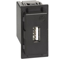 Механизм зарядного устройства USB тип - А 1500мА 1 модуль. Bticino серия Living Now. K4285C1